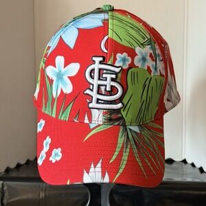 NWT STL Cardinals 47 Brand x Hurley Blue Floral Tropical MVP Snapback Hat Sample